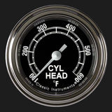 Traditional 2 1/8" Cylinder Head Temp. Gauge TR197SLF