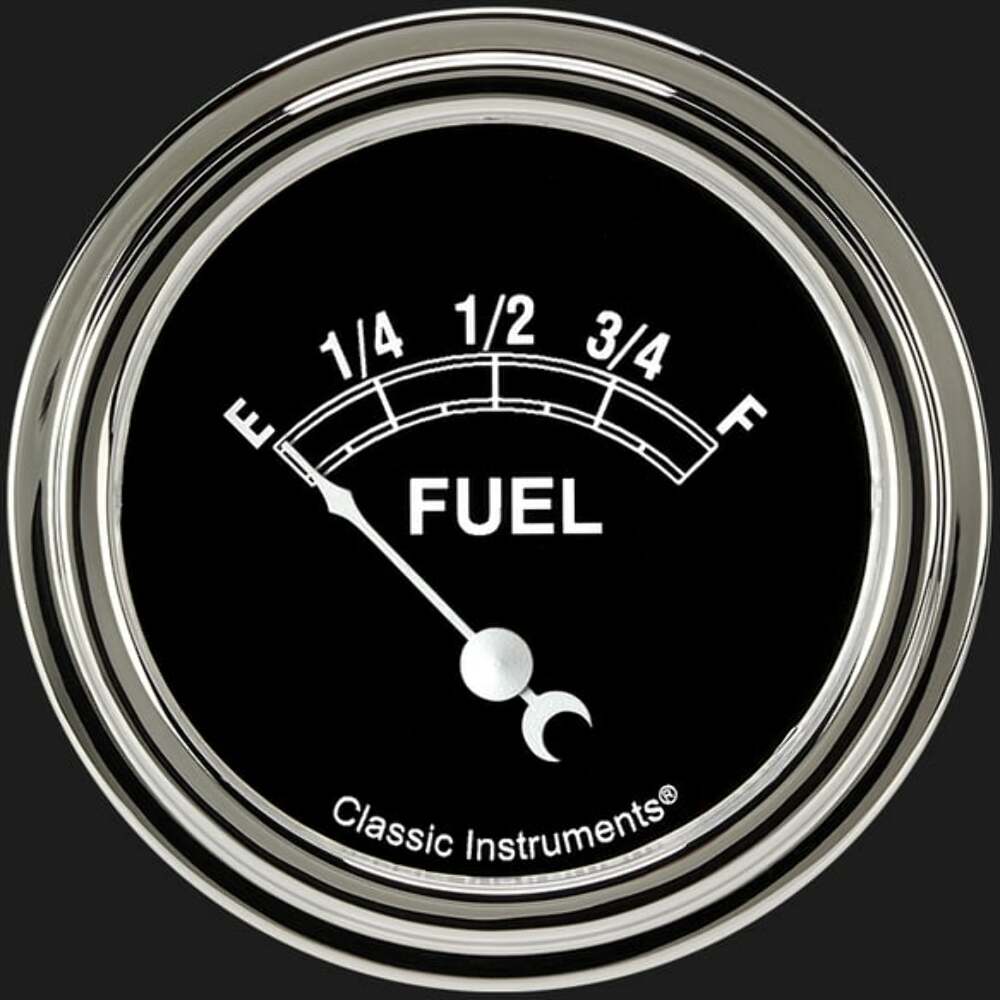 Classic Instruments Traditional 2 5/8" Fuel Gauge TR212SLF