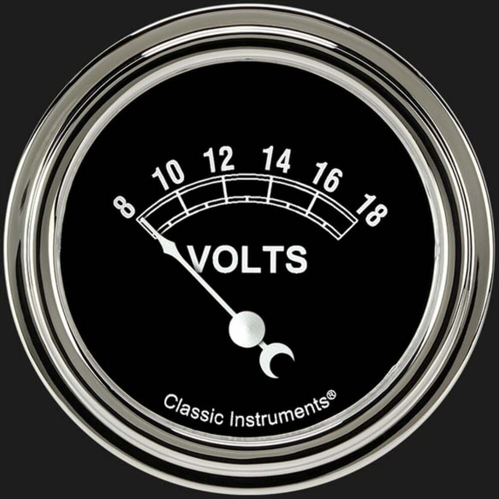 Classic Instruments Traditional 2 5/8" Volt Gauge TR230SLF