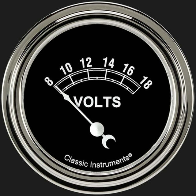 Classic Instruments Traditional 2 5/8" Volt Gauge TR230SLF