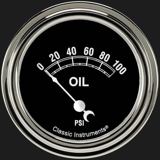 Traditional 2 5/8" Oil Pressure Gauge TR281SLF