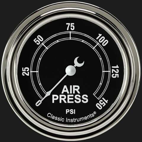Traditional 2 5/8" Air Pressure Gauge TR318SLF