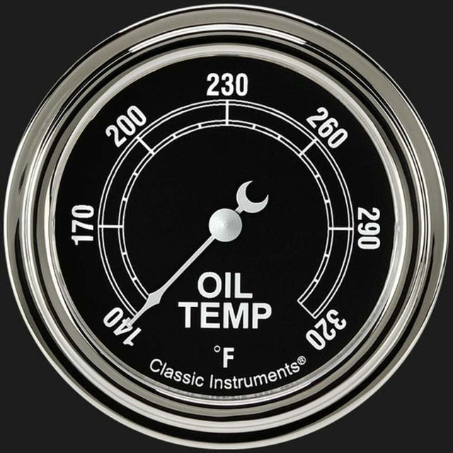 Traditional 2 5/8" Oil Temperature Gauge TR328SLF