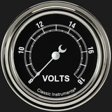 Classic Instruments Traditional 2 5/8" Voltage Gauge TR330SLF