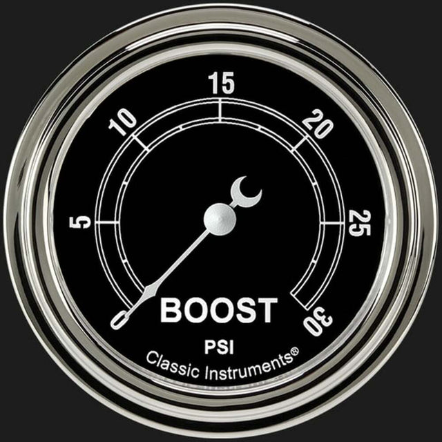 Traditional 2 5/8" Boost Gauge, 30 psi TR342SLF