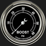 Traditional 2 5/8" Boost Gauge, 60 psi TR343SLF