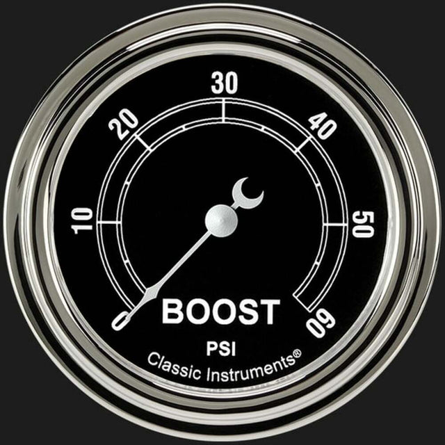 Traditional 2 5/8" Boost Gauge, 60 psi TR343SLF