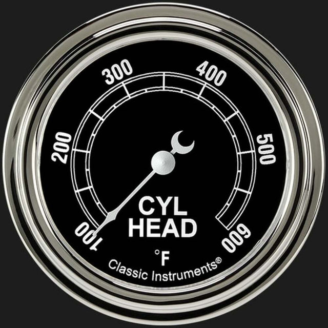 Traditional 2 5/8" Cylinder Head Temp. Gauge TR397SLF