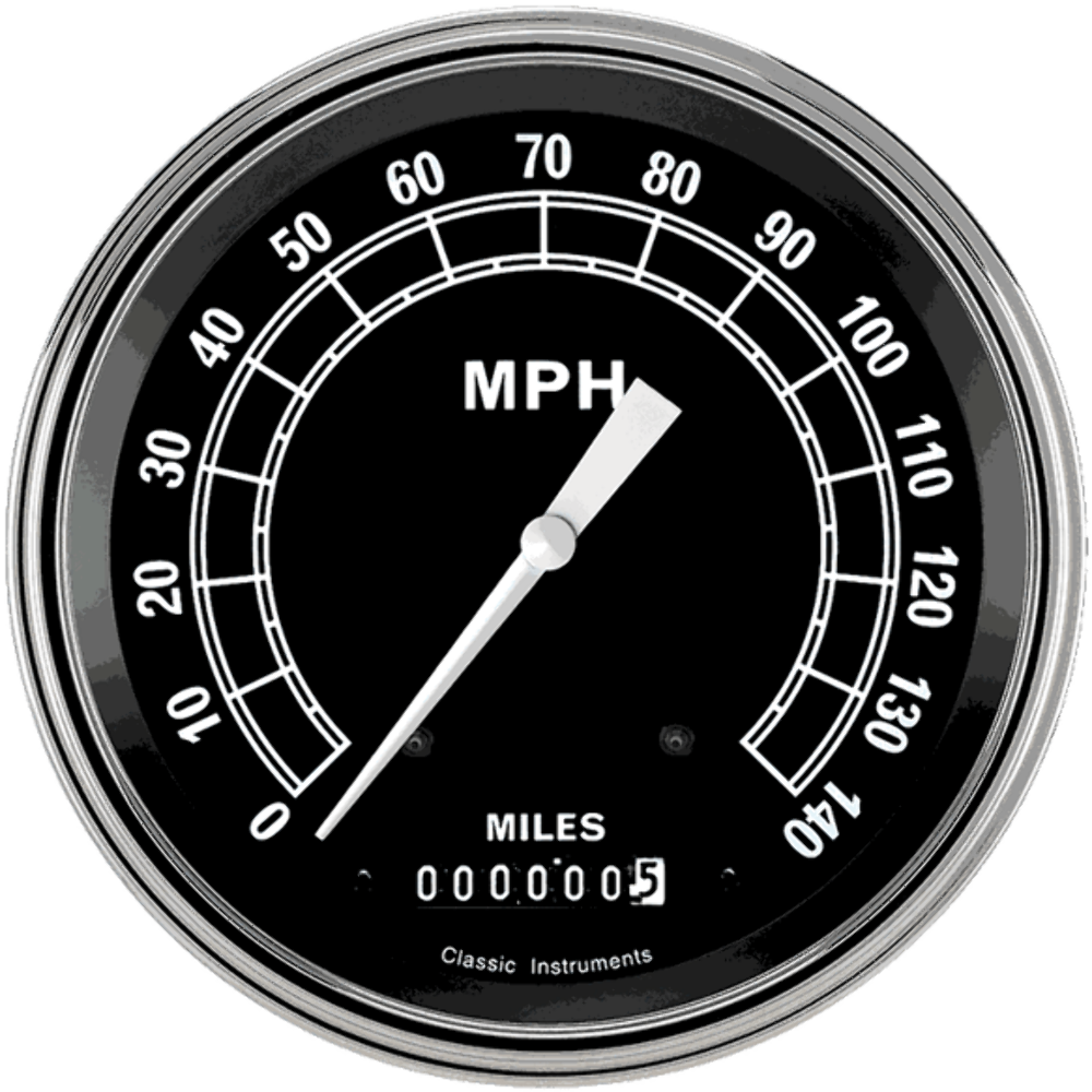 Classic Instruments Traditional 4 5/8" Speedometer TR56SLF
