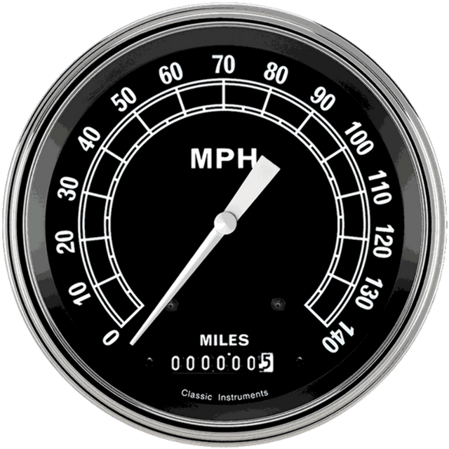 Classic Instruments Traditional 4 5/8" Speedometer TR56SLF