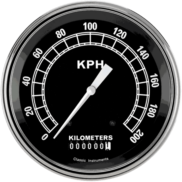 Classic Instruments Traditional 4 5/8" Speedometer TR58SLF