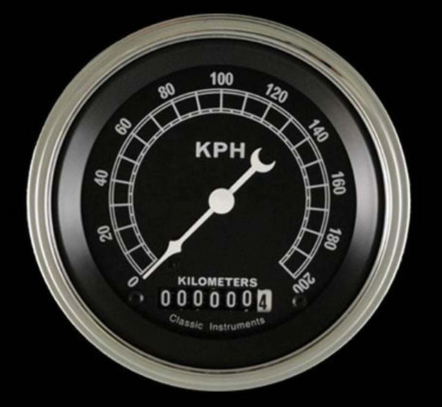 Classic Instruments Traditional 3 3/8" Speedometer TR59SLF