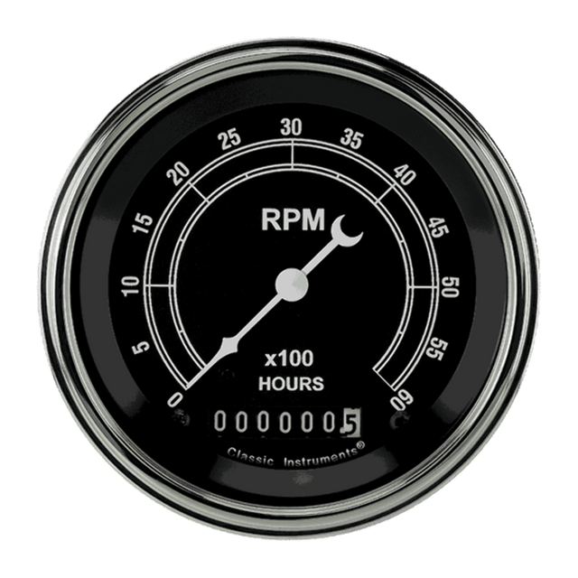 Classic Instruments Traditional 3 3/8" Tachometer TR60HSLF