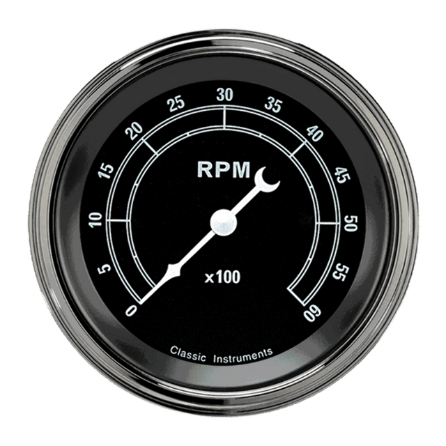 Classic Instruments Traditional 3 3/8" Tachometer TR60SLF