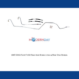 Brake Line for 1997-2003 Ford F-150 Rear Axle disc brakes steel