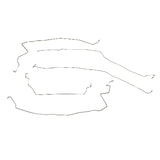 Chevy Rear Axle Brake Line Kit; Fine Lines-TRA0703SS