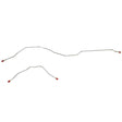 Rear Brake Line Kit for 1957-1960 stainless steel