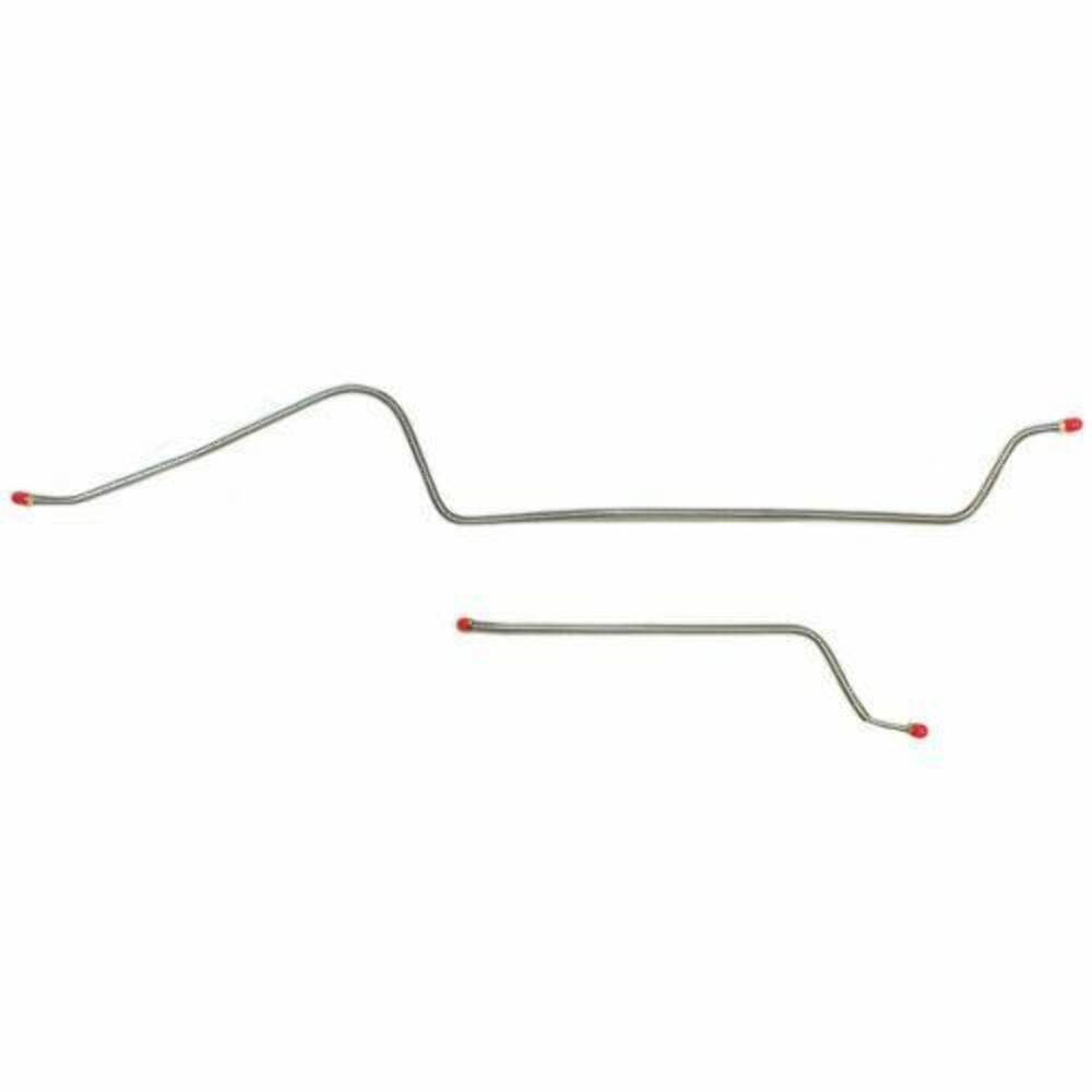 Brake Line for Rear Axle Lines For 67-72 Chevy C10 8 Lug Dana Axle Rear Spring 2WD stainless steel
