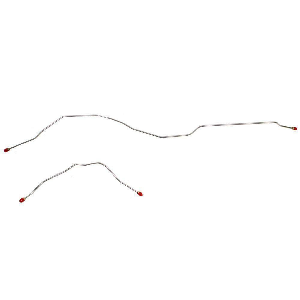 1967-1972 Ford F-100 Pickup Rear Axle Brake Lines Stainless TRA6741SS