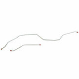 Rear Axle Brake Lines For 73-79 Ford F-100 2 Piece Stainless TRA7341SS