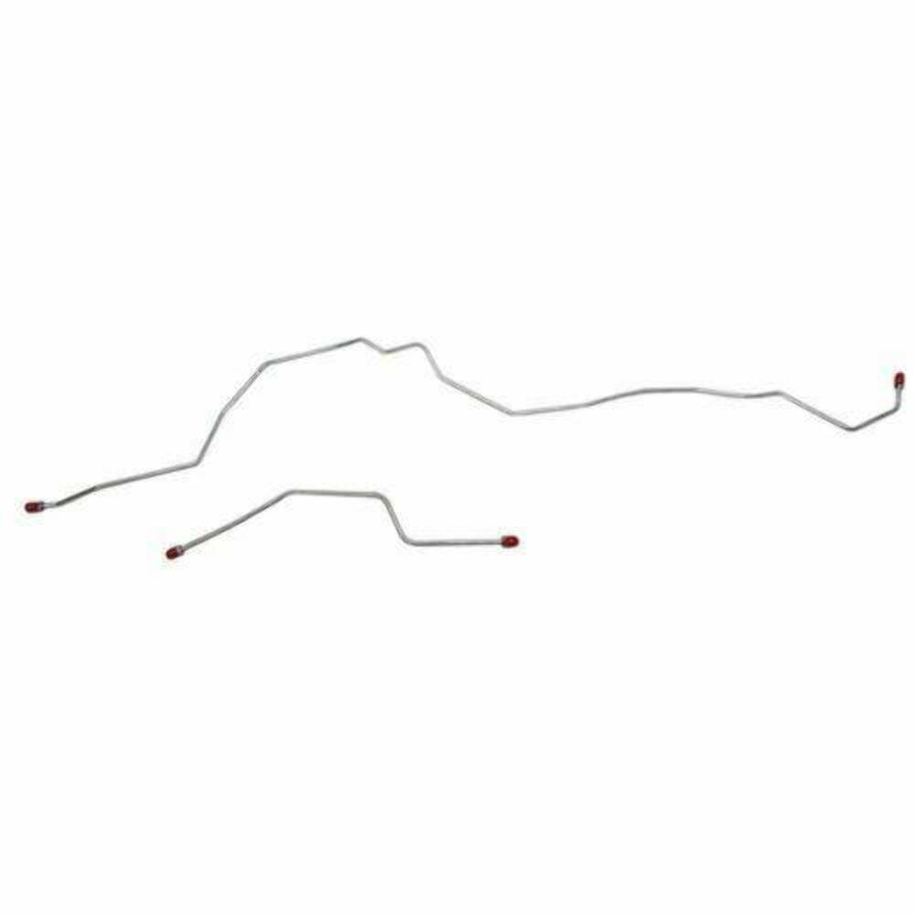 Brake Line for Rear Axle Lines For 80-81 Ford F-150 w/ 9 Inch Rear Axle 2 Piece 2WD stainless steel
