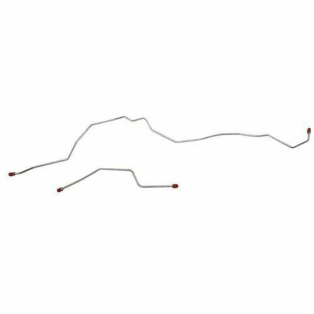 Brake Line for Rear Axle Lines For 80-81 Ford F-150 w/ 9 Inch Rear Axle 2 Piece 2WD stainless steel