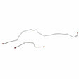 Brake Line for Rear Axle Lines For 80-81 Ford F-150 w/ 9 Inch Rear Axle 2 Piece 2WD stainless steel