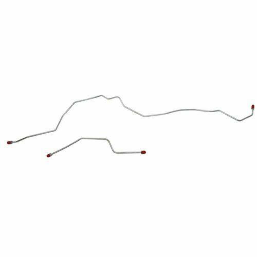 Brake Line for Rear Axle Lines For 80-81 Ford F-150 w/ 9 Inch Rear Axle 2 Piece 2WD stainless steel