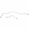 Brake Line for Rear Axle Lines For 80-81 Ford F-150 w/ 9 Inch Rear Axle 2 Piece 4WD stainless steel