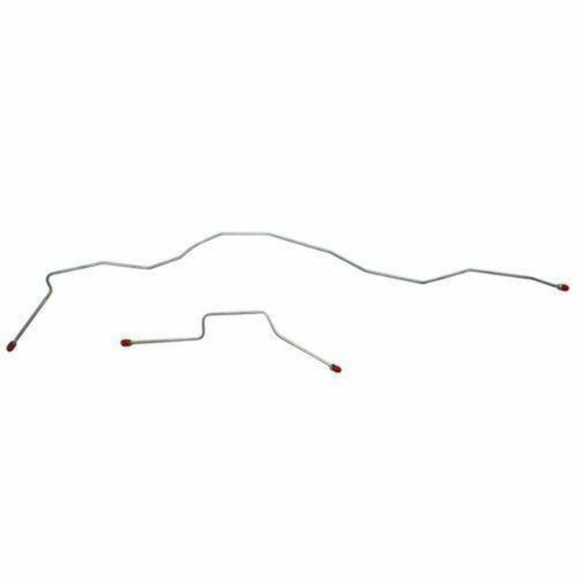 Brake Line for Rear Axle Lines For 80-81 Ford F-150 w/ 9 Inch Rear Axle 2 Piece 4WD stainless steel
