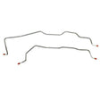 Brake Line for - Rear Axle Lines For 81-88 C/K3500 89-91 R/V3500 No Anti-Lock Brakes stainless steel