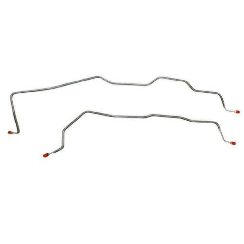 Brake Line for - Rear Axle Lines For 81-88 C/K3500 89-91 R/V3500 No Anti-Lock Brakes stainless steel
