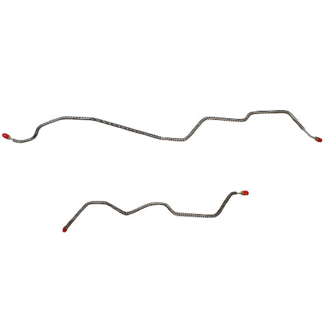 Brake Line for 1997-2004 Chevy S-10 Rear Axle 4WD 2WD drum brakes steel