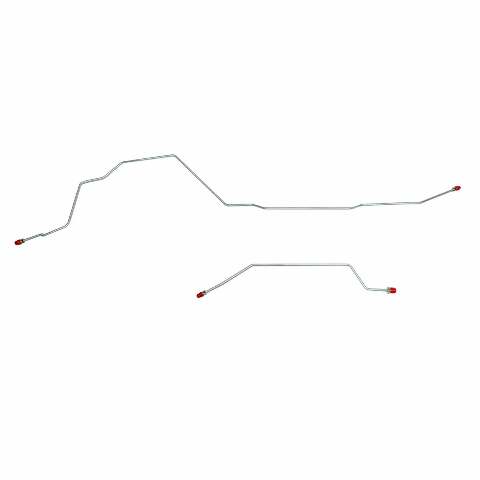 Brake Line for 1997-2001 Ford F-150 Rear Axle drum brakes stainless steel