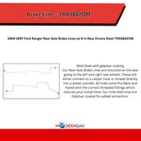 Brake Line for 1994-1997 Ford Ranger Rear Axle steel