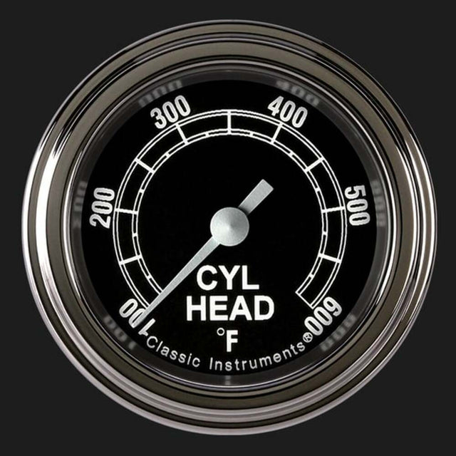 Traditional 2 1/8" Cylinder Head Temp. Gauge TR197SLF