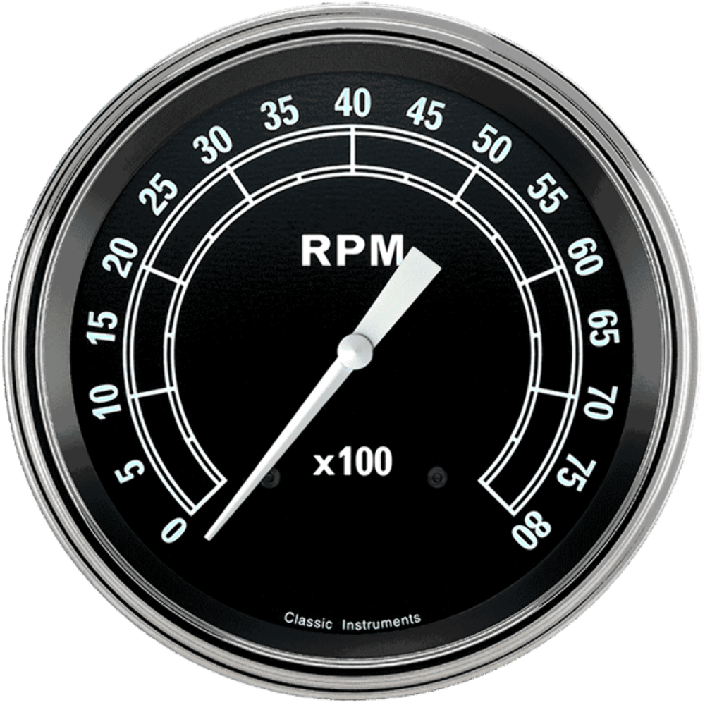Classic Instruments Traditional 4 5/8" Tachometer TR71SLF
