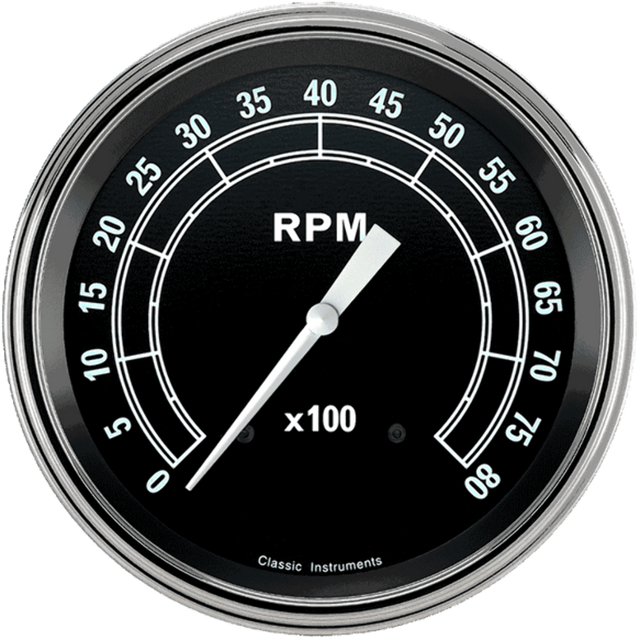 Classic Instruments Traditional 4 5/8" Tachometer TR71SLF