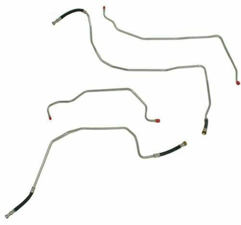 Transmission Cooler Lines for 2002-2006 stainless steel