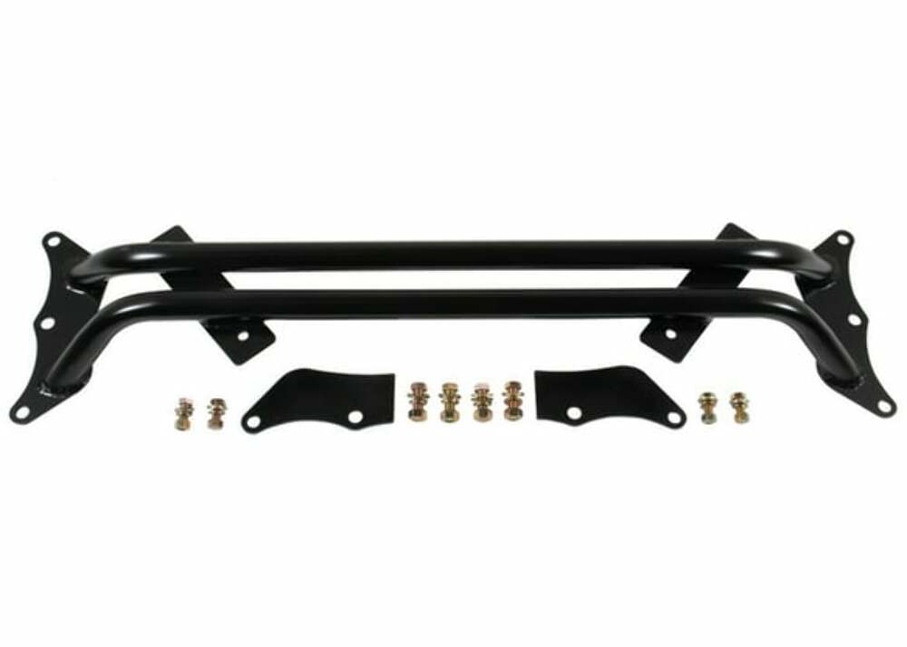 1969-1972 Chevrolet Blazer Tubular Rear Shock Crossmember Kit-Black steel TRSC372