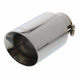 XForce exhaust tip stainless steel single clamp-on angle cut TS-AW4SJ-63-XFO