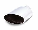 XFORCE TS07 - S/Steel Passenger Side Oval Angle Cut Weld-On Single Exhaust Tip
