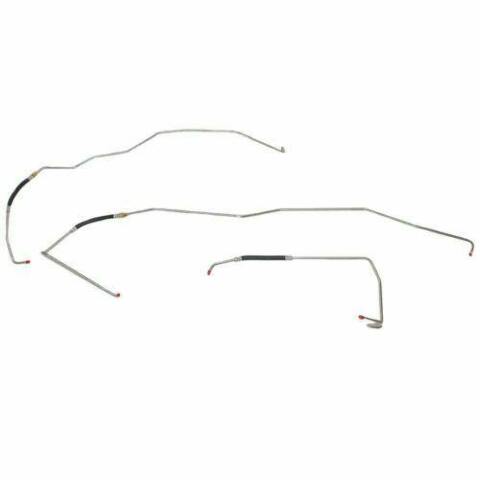 2002-06 Chevrolet Avalanche 2500 Transmission Cooler Lines Stainless - TTC0301SS