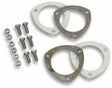 Hooker Two 3-Bolt Rings, Gaskets, 6 Bolts, for Tube 3.5", Collector Ring Kit 11435HKR