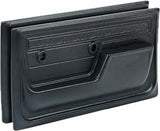 72 Gmc C/K Series Truck Replacement Door Panels-Deluxe-Black-Pair U1060-72