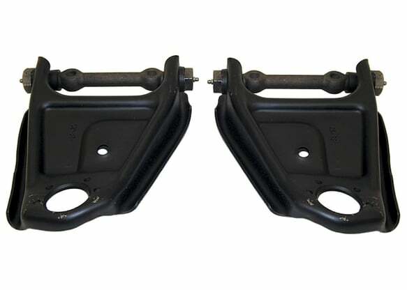 1963-1972 Chevrolet C10 Pickup Upper Front Control Arms - Pair - Black UCA6772