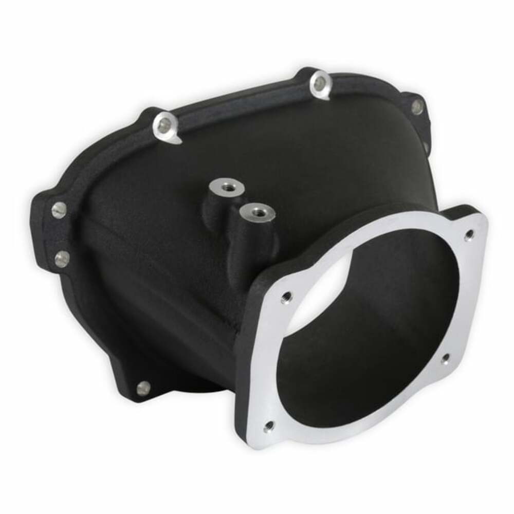 Holley EFI Ultra Lo-Ram 105Mm Throttle Body Adapter-Gm Gen V Lt Front-Feed-Black-300-714BK