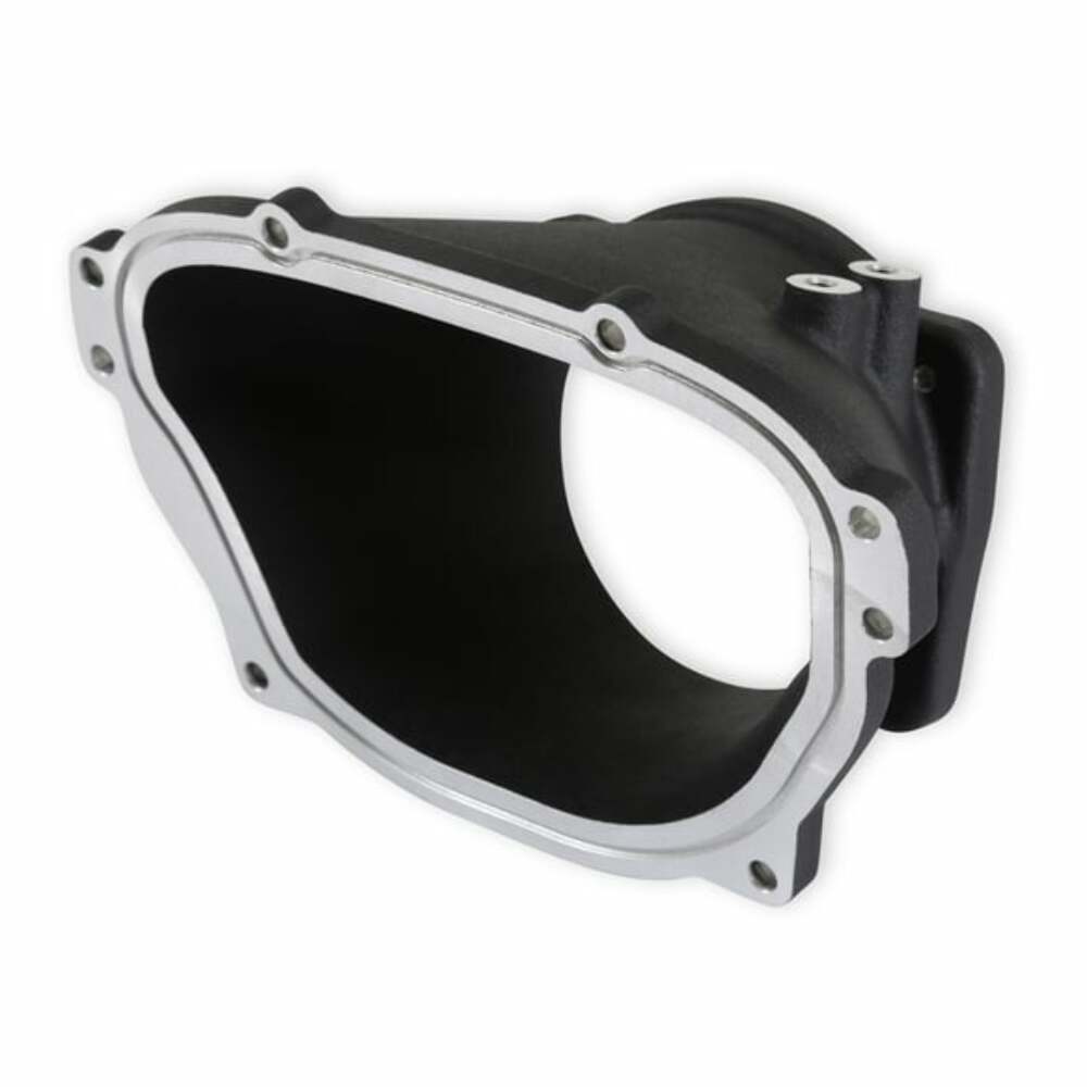 Holley EFI Ultra Lo-Ram 105Mm Throttle Body Adapter-Gm Gen V Lt Front-Feed-Black-300-714BK