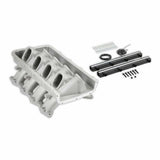 Holley EFI Ultra Lo-Ram Base, Ford Coyote Front Feed-300-921 for 2011-2023 Ford Mustang black aluminum