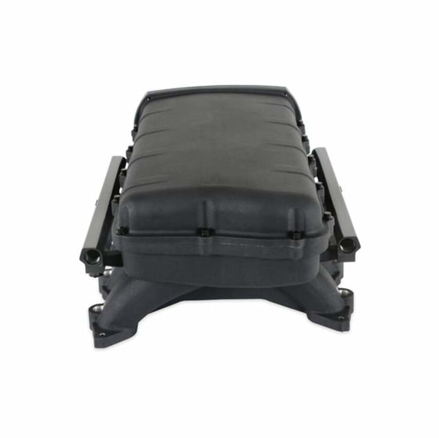 Holley EFI Ultra Lo-Ram Ford Coyote Black-300-911BK for 2007-2014 Ford Mustang black aluminum